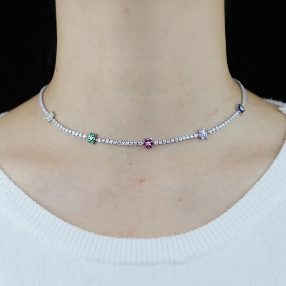 Blossom Beam Tennis Choker