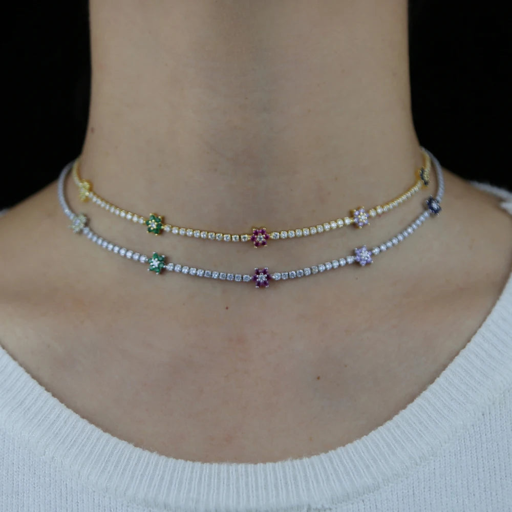 Blossom Beam Tennis Choker