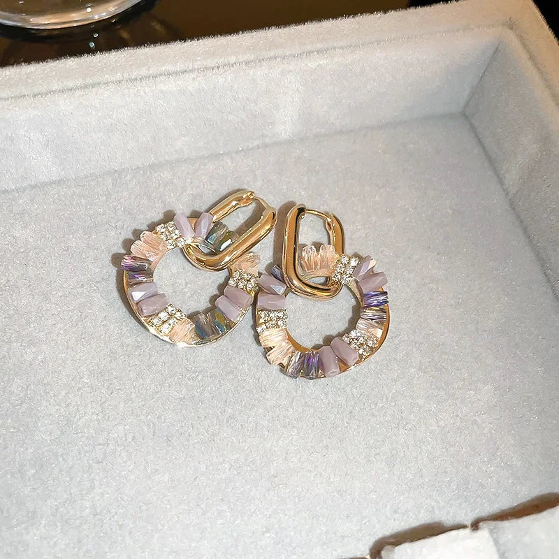 Aurora Luxe CZ Hoop Drops