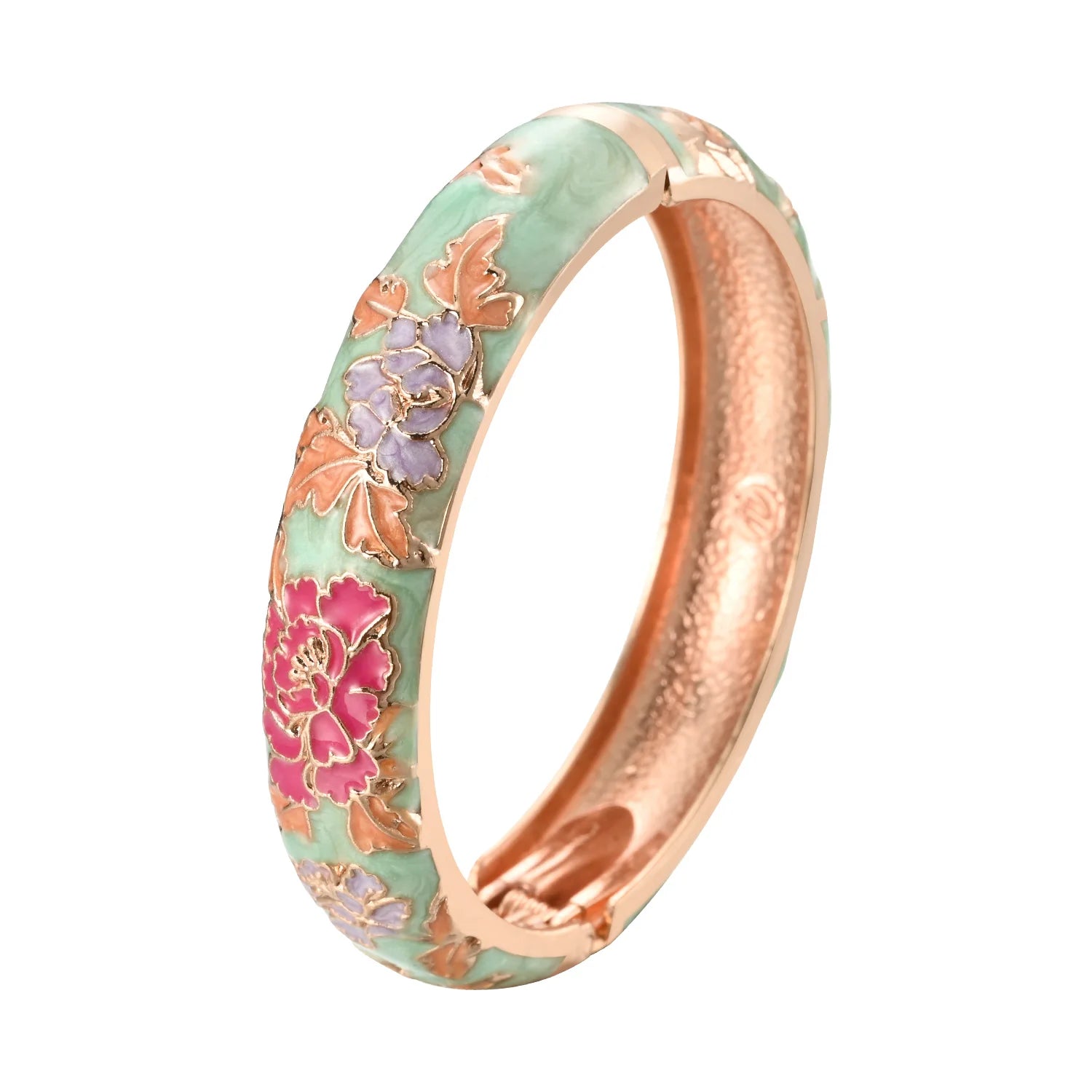 Enchanted Blossom Enamel Bangles