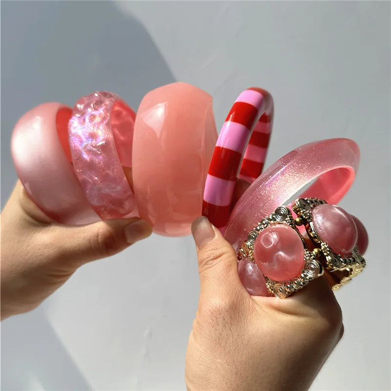 Bubblegum Dream Resin Bangle