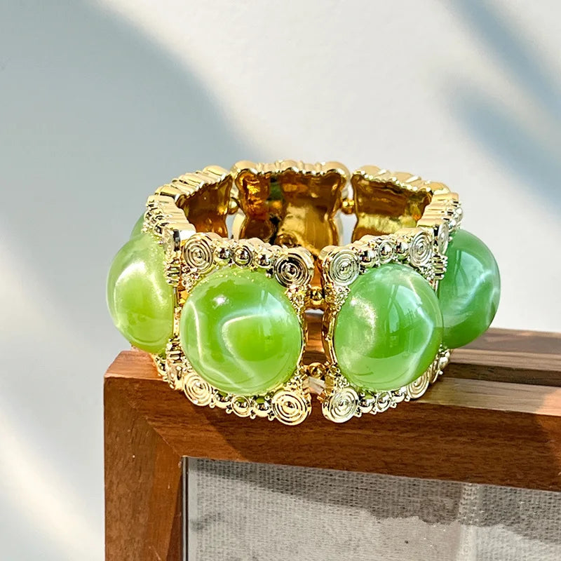 Vintage Gemstone Luxe Bracelet