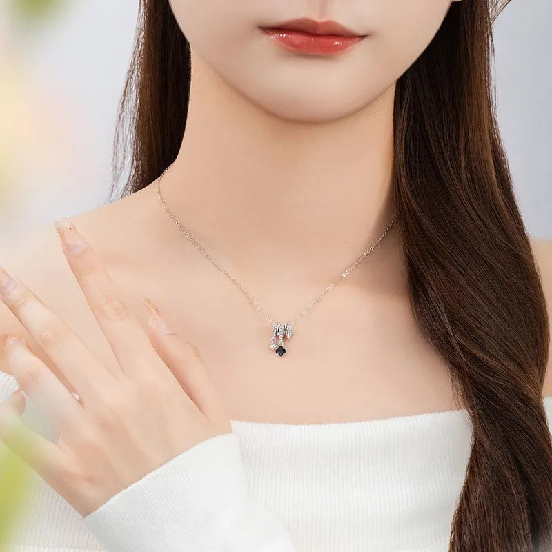 Radiant Clover Pendant Necklace