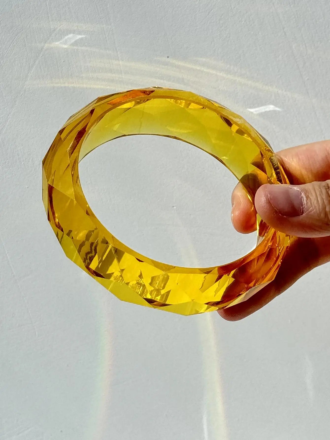 Crystal Wave Resin Cuff