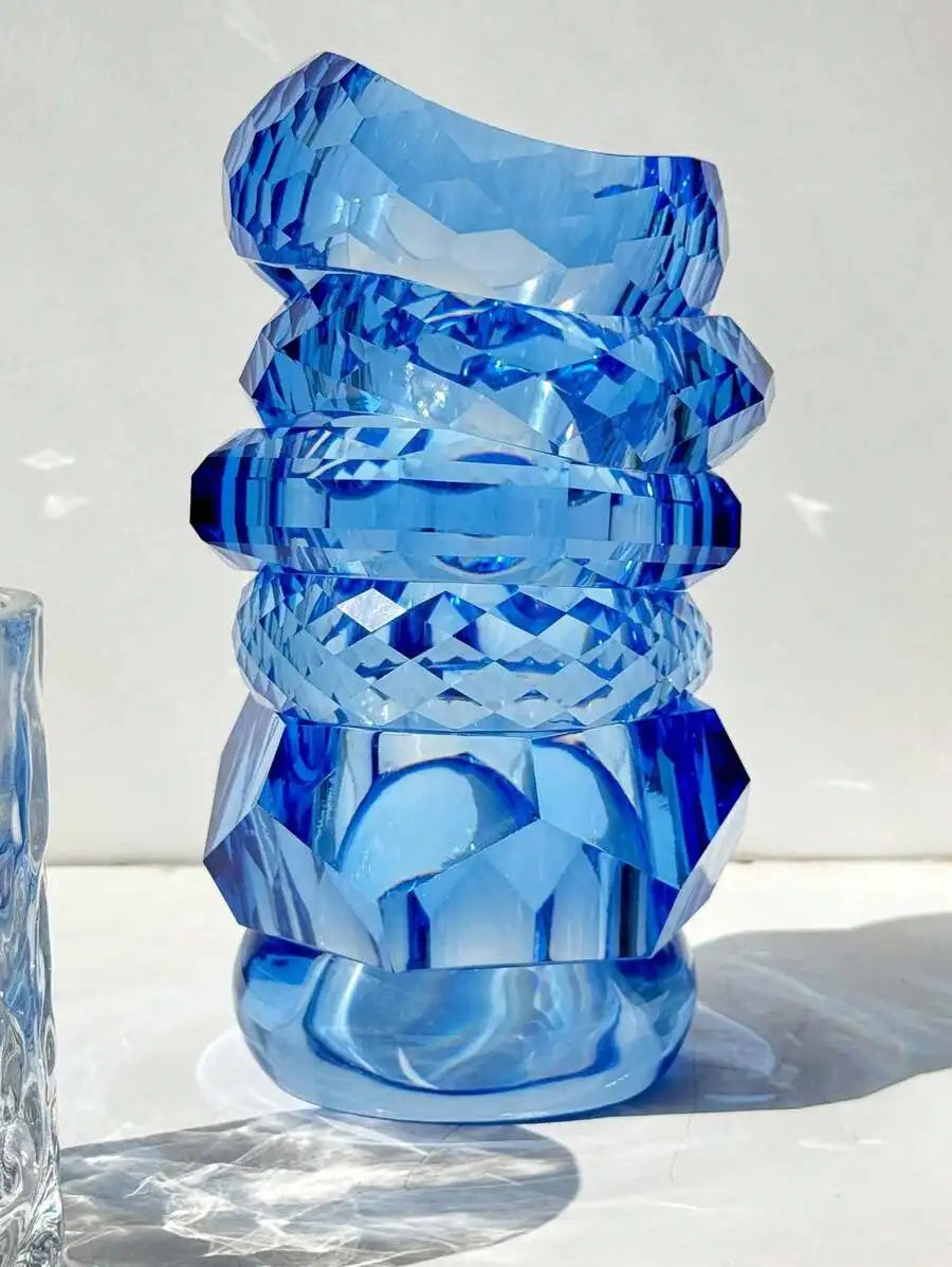 Crystal Wave Resin Cuff