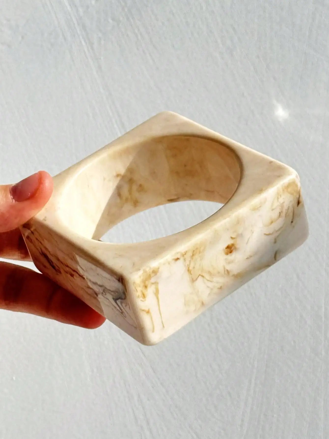Marble Muse Resin Bangle