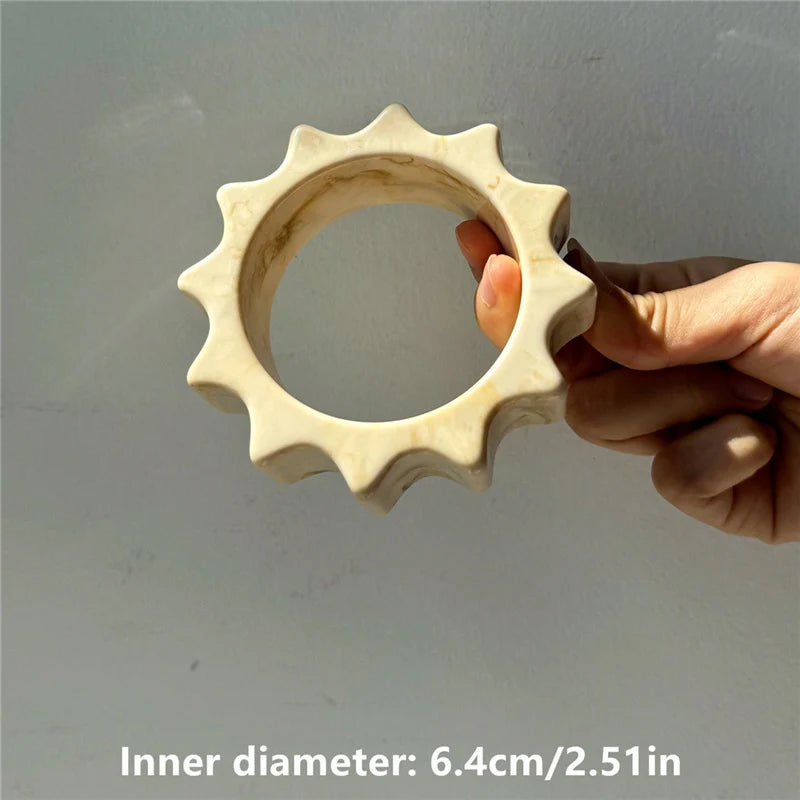 The Bold Curve Resin Bangle