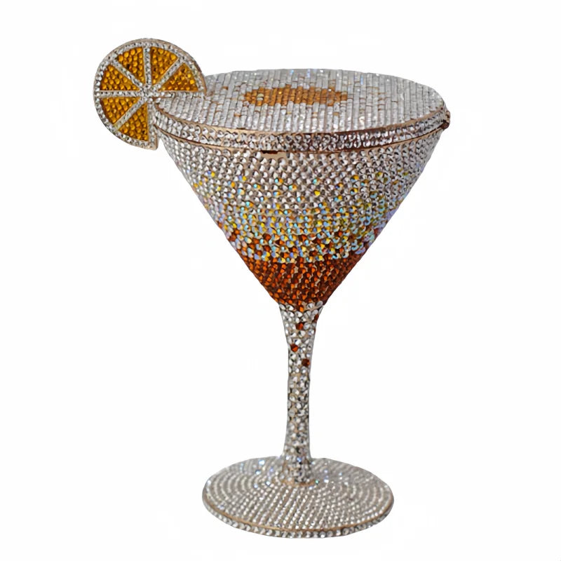 Martini Crystal Cocktail Clutch