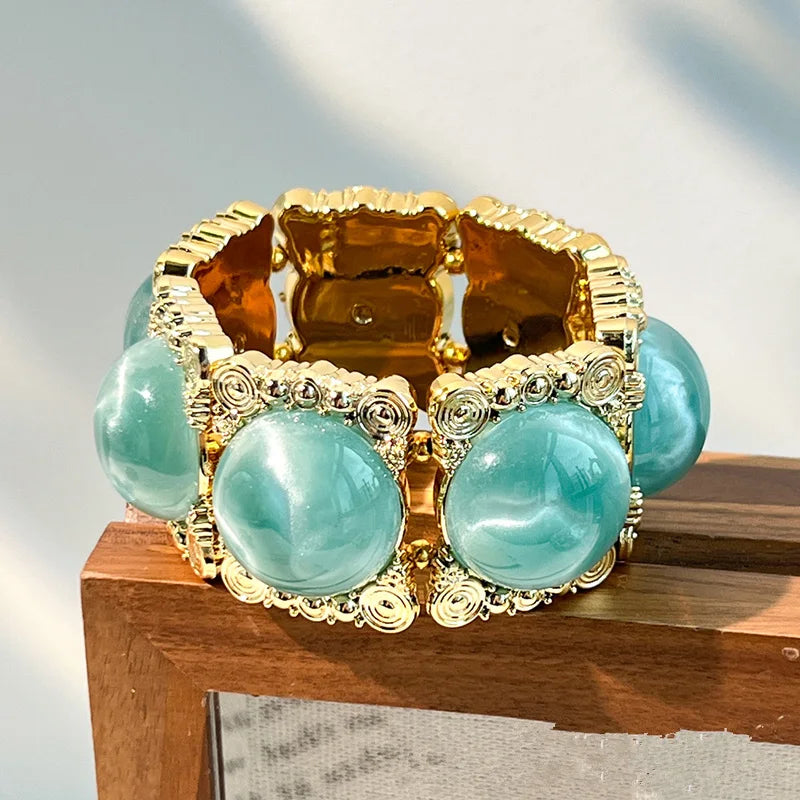 Vintage Gemstone Luxe Bracelet