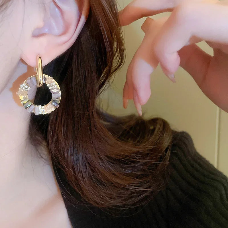 Aurora Luxe CZ Hoop Drops