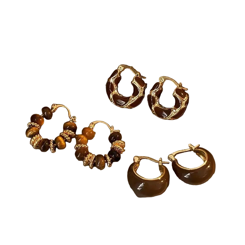 Café Swirl Hoop Collection