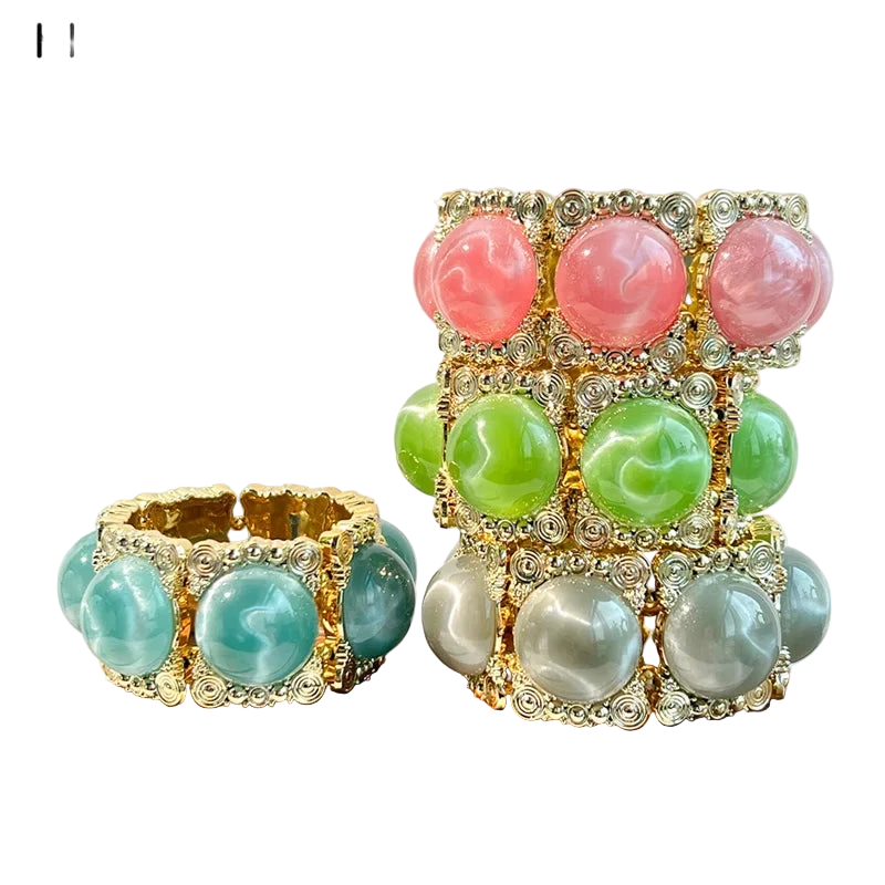 Vintage Gemstone Luxe Bracelet