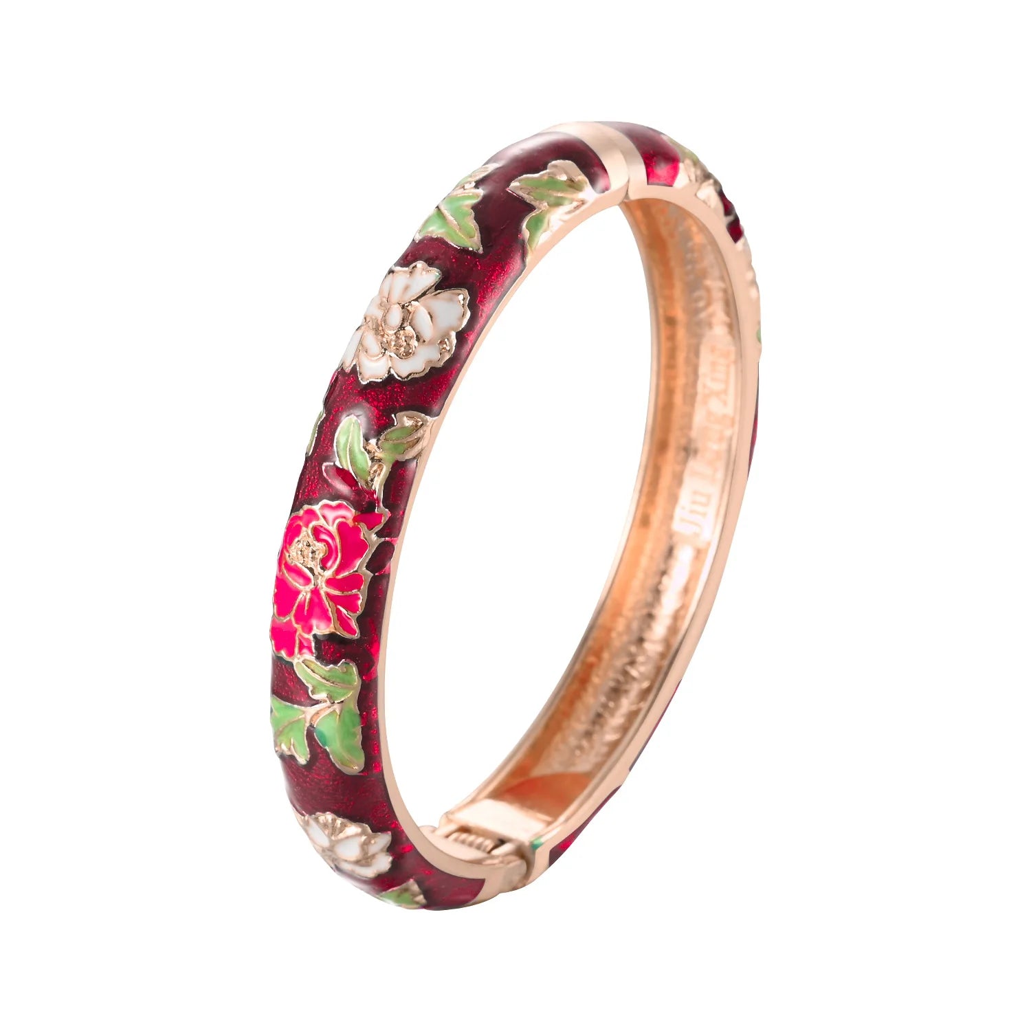 Enchanted Blossom Enamel Bangles
