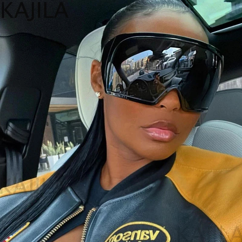 VogueShield Oversized Visor Shades