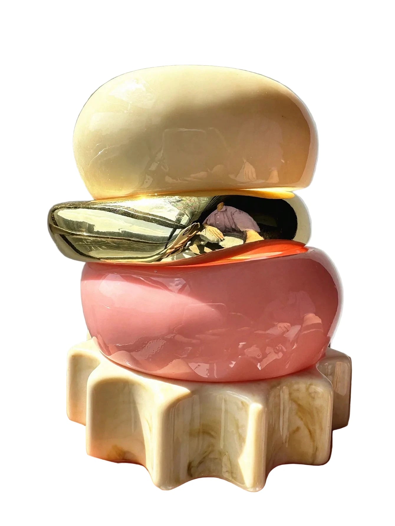 The Bold Curve Resin Bangle