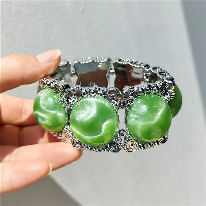 Vintage Gemstone Luxe Bracelet