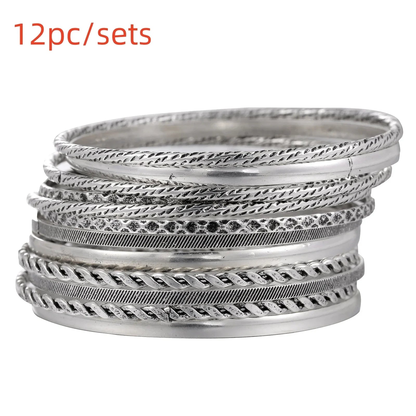 Golden Miami Stacked Bangle Set