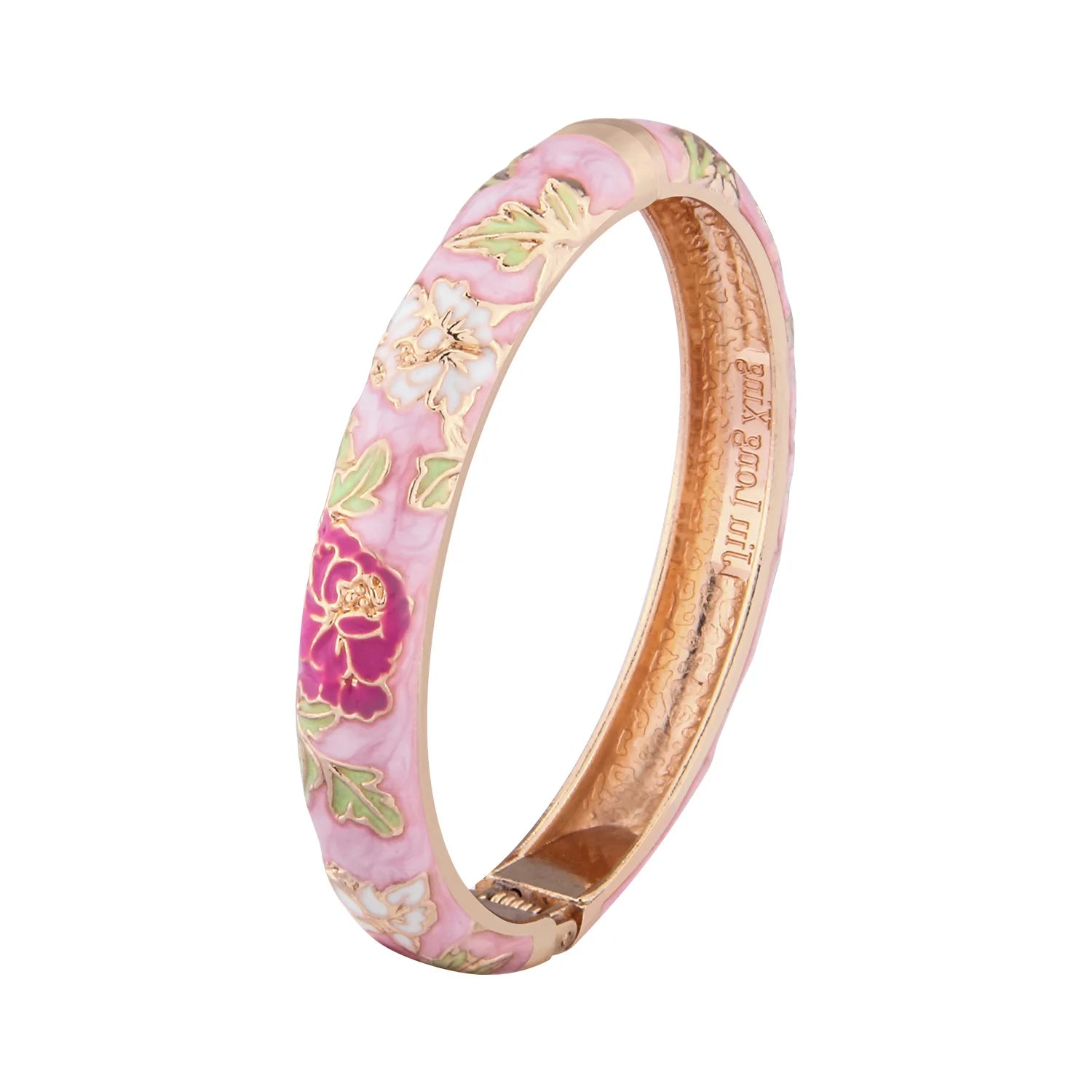 Enchanted Blossom Enamel Bangles