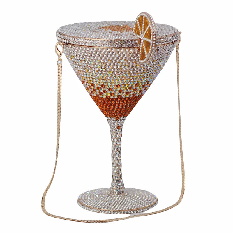 Martini Crystal Cocktail Clutch