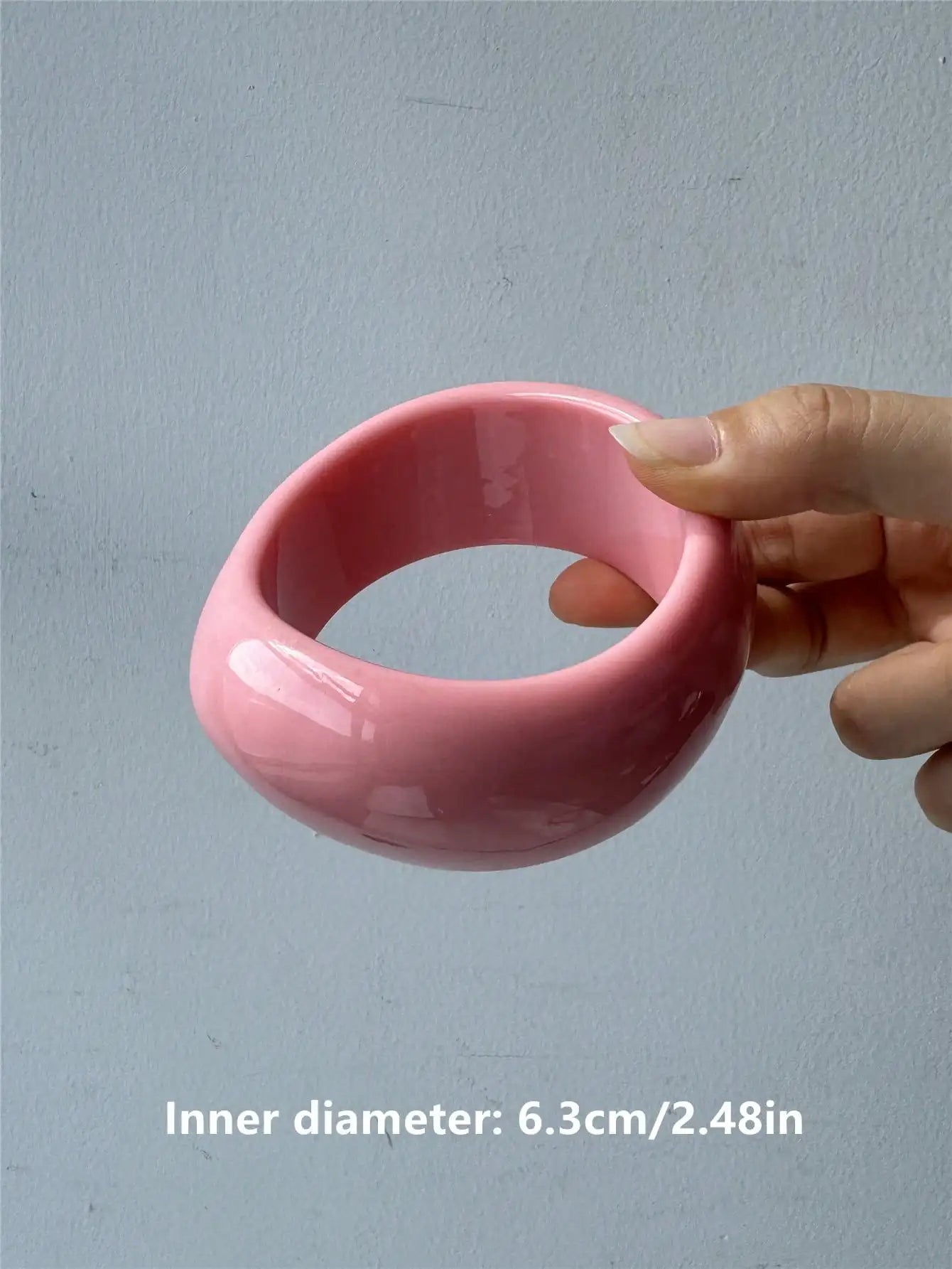 The Bold Curve Resin Bangle