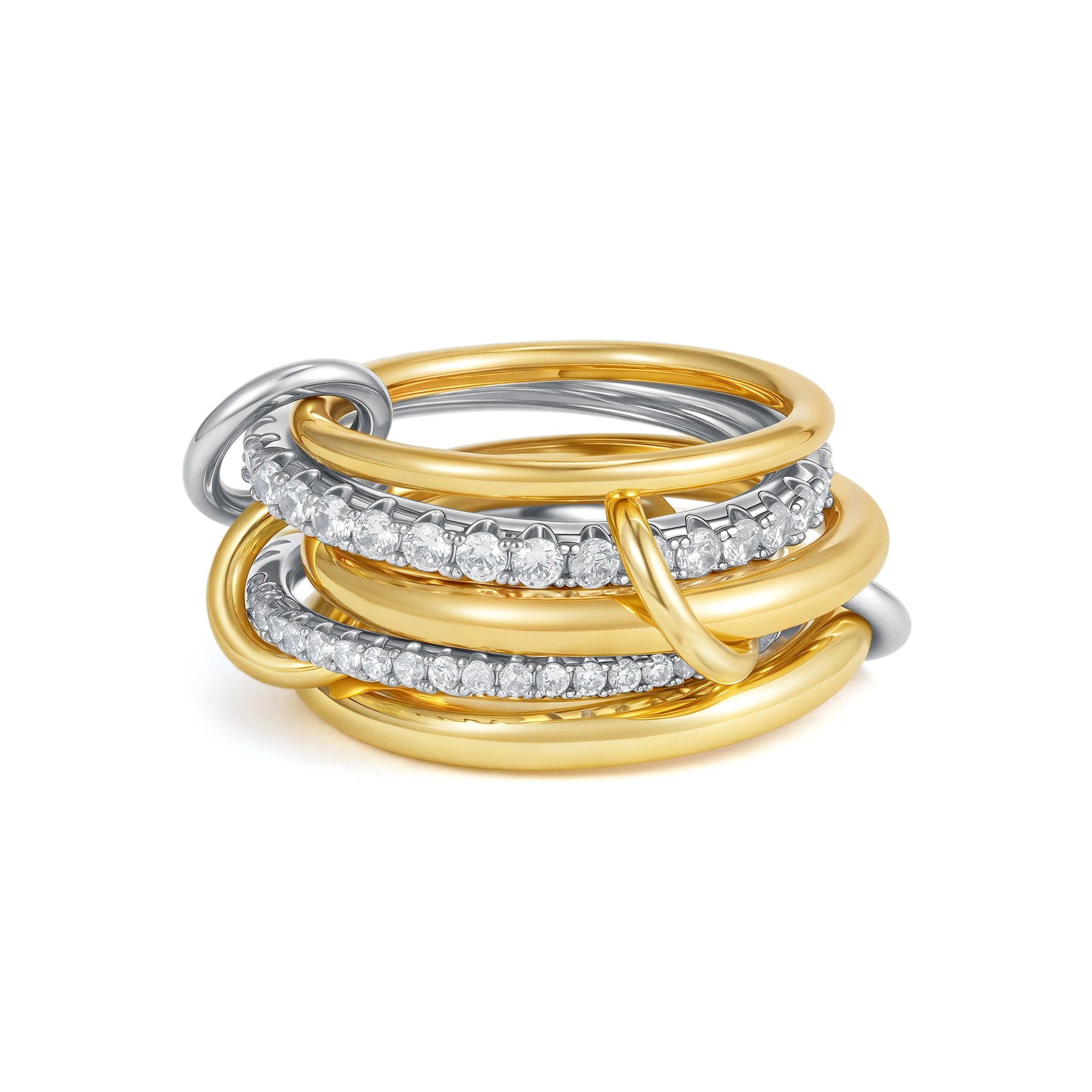 Golden Muse Stacking Ring Set