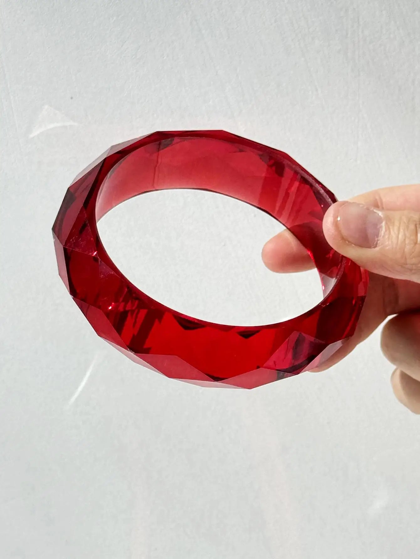 Crystal Wave Resin Cuff