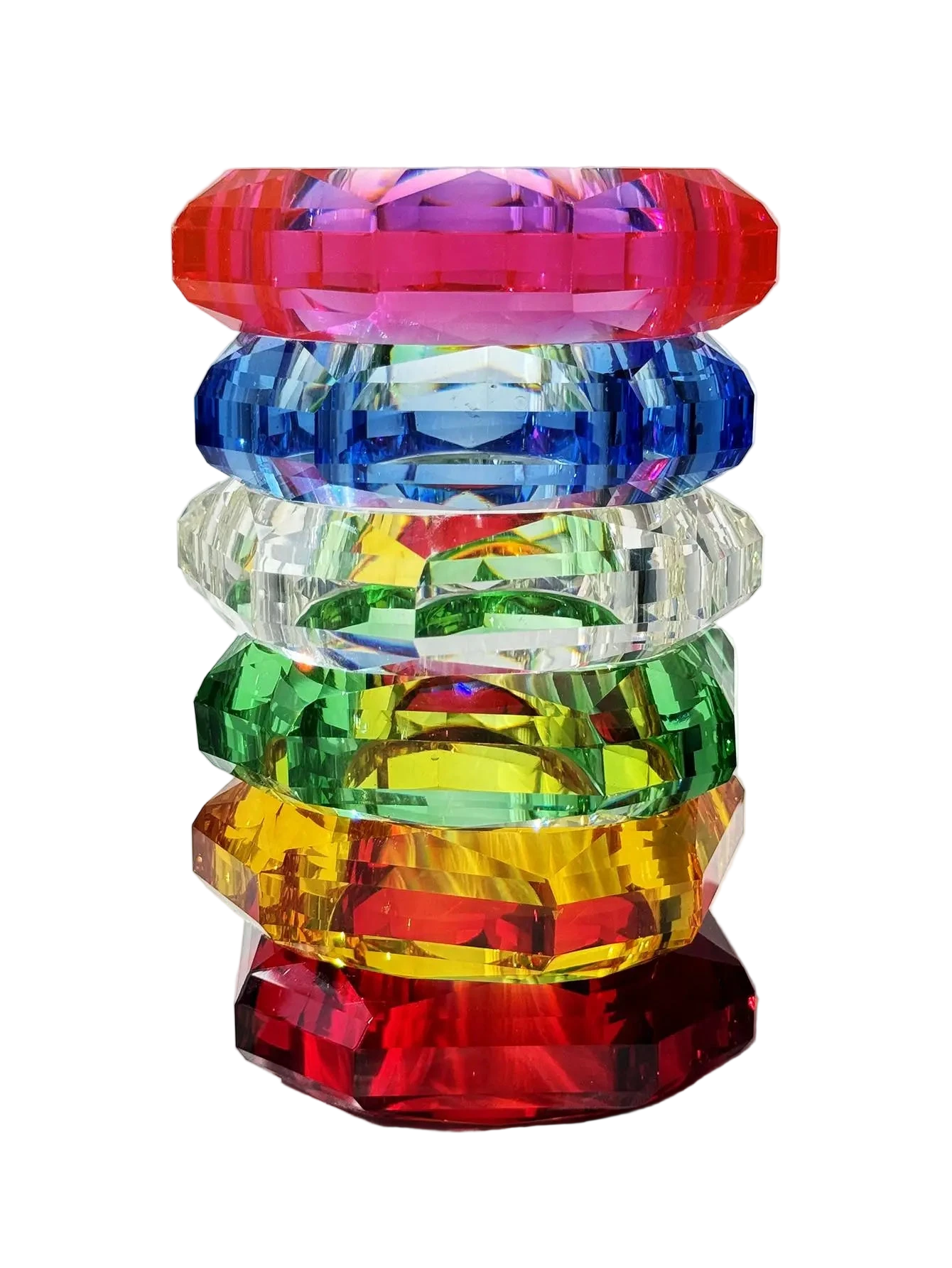 Crystal Wave Resin Cuff