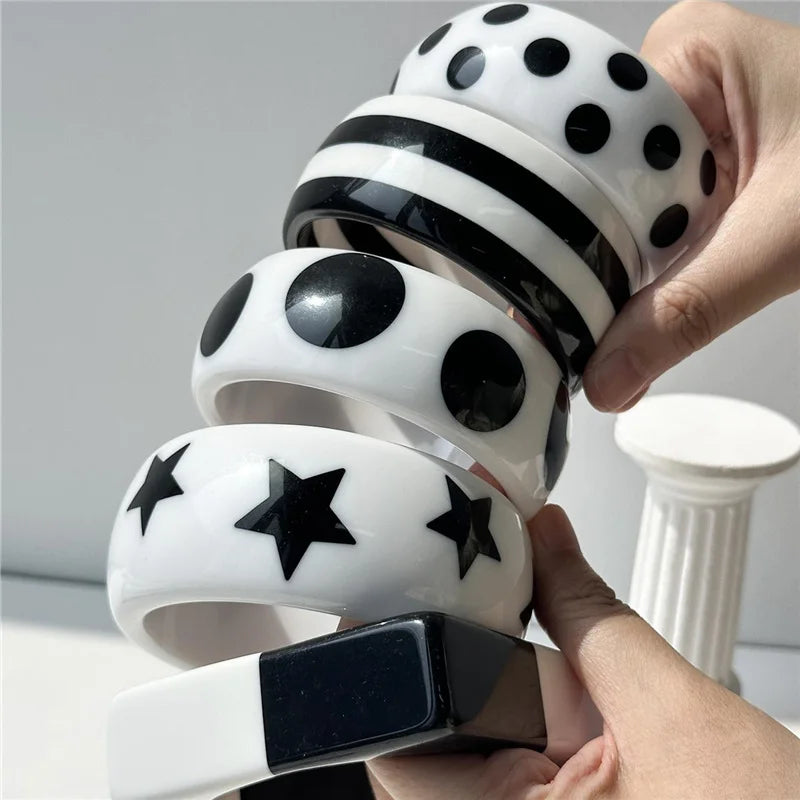 Y2K Graphic Pop Cuff Bracelet