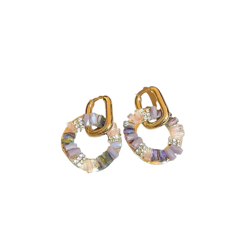 Aurora Luxe CZ Hoop Drops