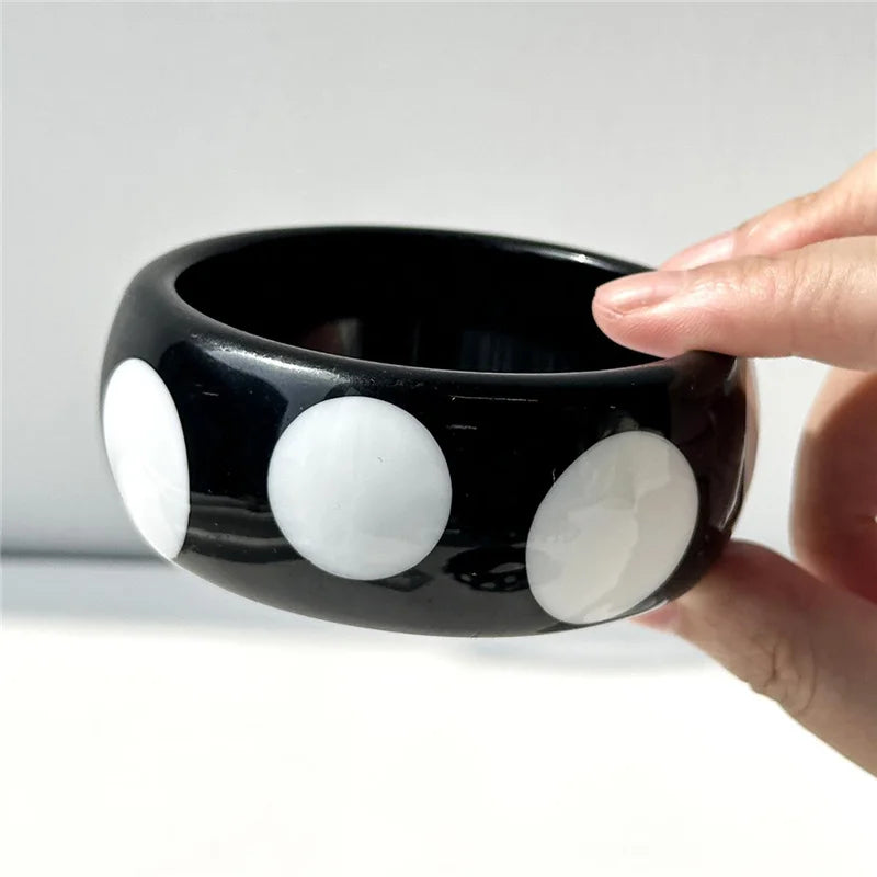 Candy Stripe Resin Bangle