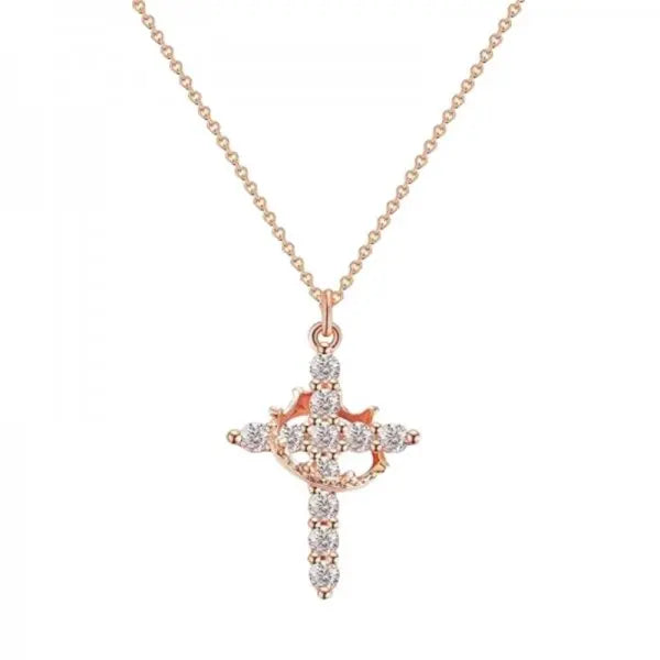 Prism Faith Cross Necklace