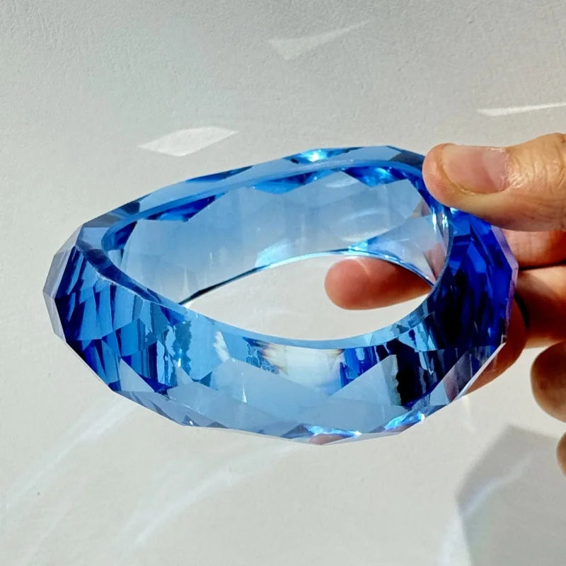 Crystal Wave Resin Cuff