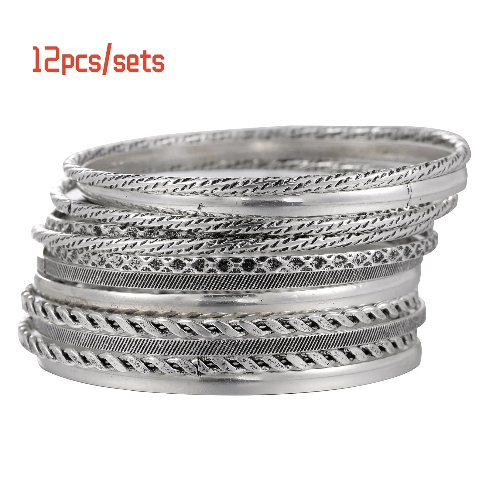 Golden Miami Stacked Bangle Set