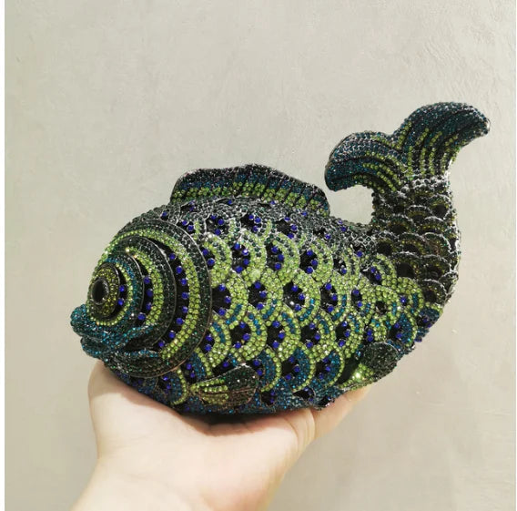 Enchanted Crystal Fish Clutch