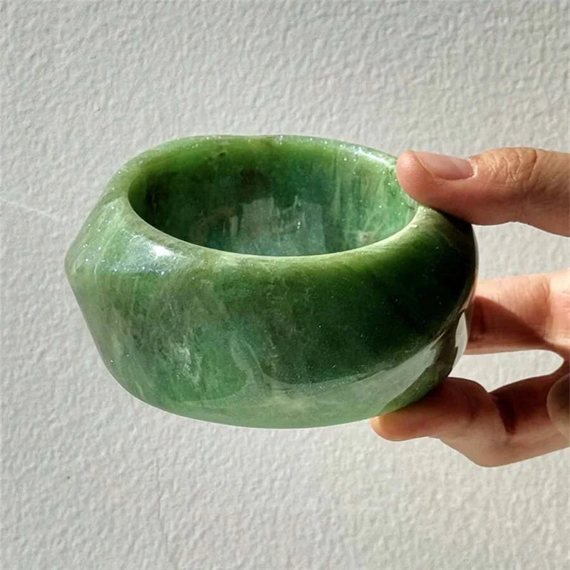 Emerald Sculpt Resin Cuff
