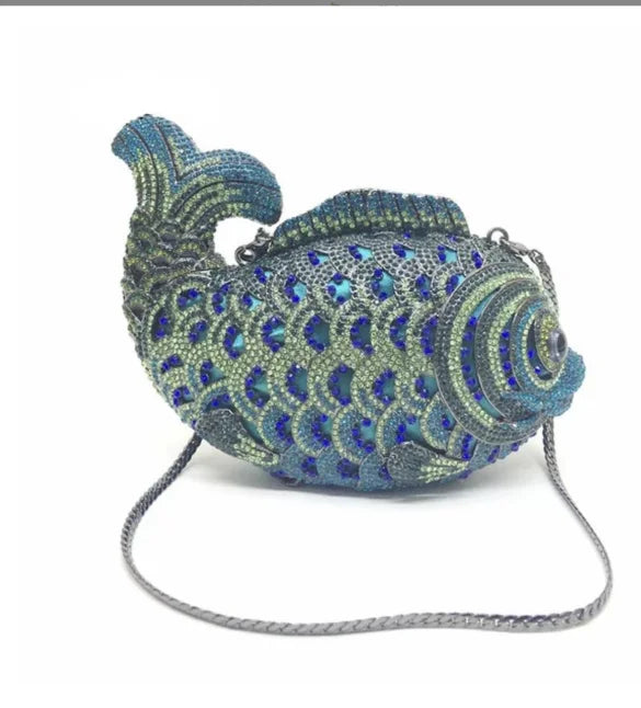 Enchanted Crystal Fish Clutch