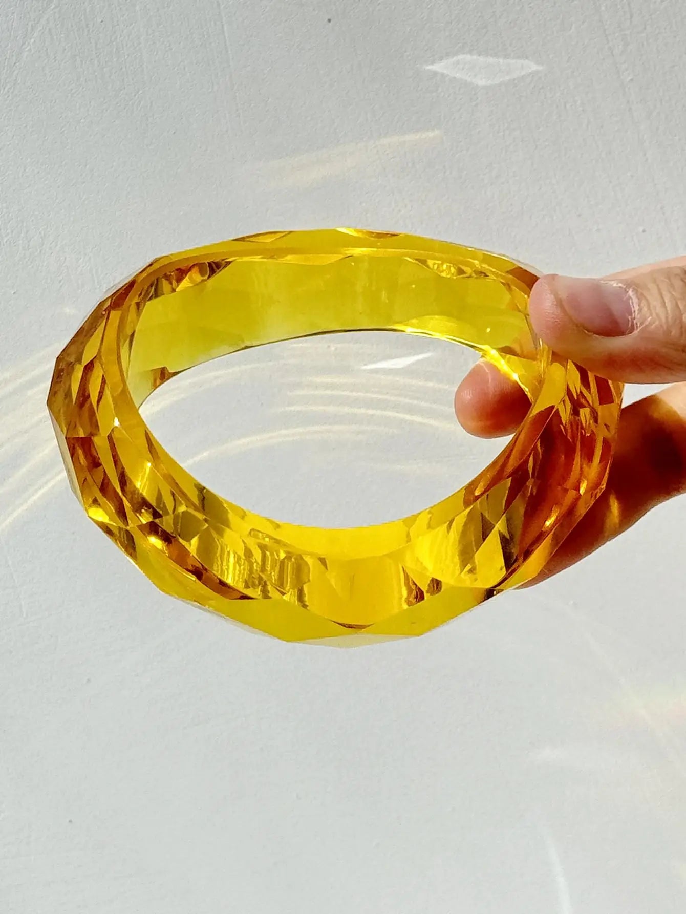 Crystal Wave Resin Cuff