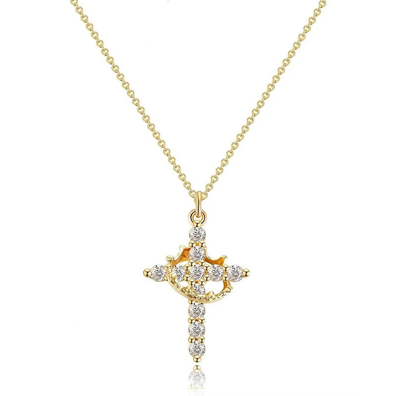 Prism Faith Cross Necklace
