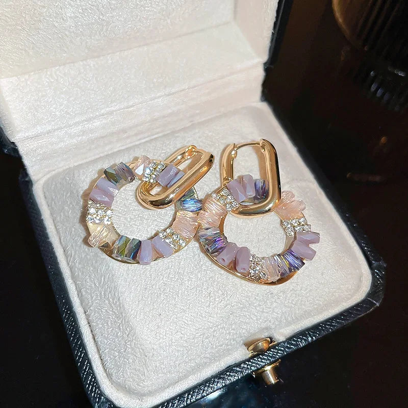 Aurora Luxe CZ Hoop Drops