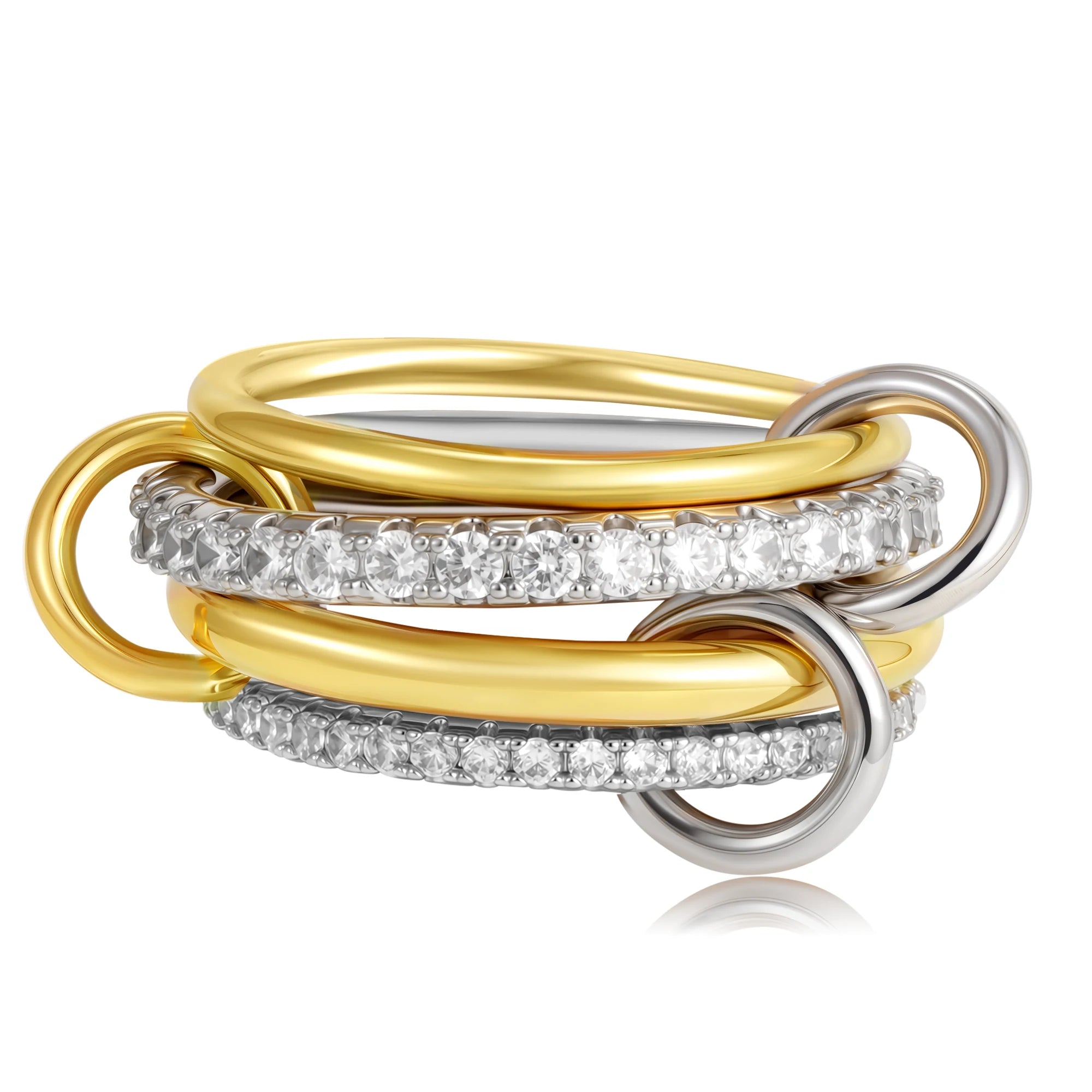 Golden Muse Stacking Ring Set