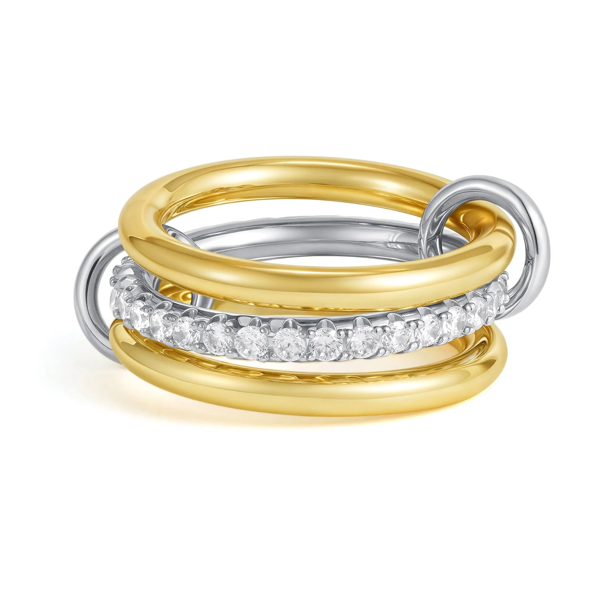 Golden Muse Stacking Ring Set