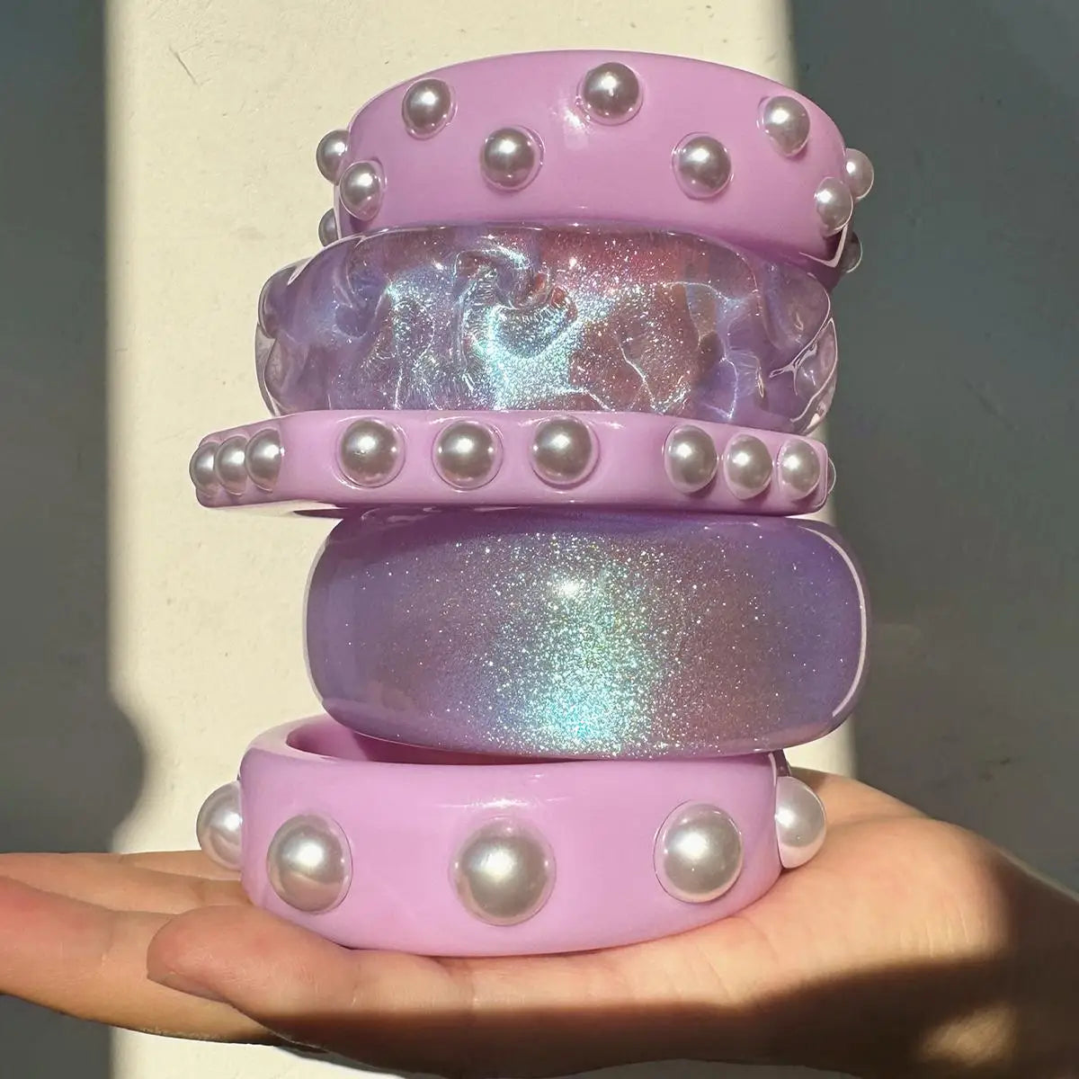 Opal Dream Resin Cuff