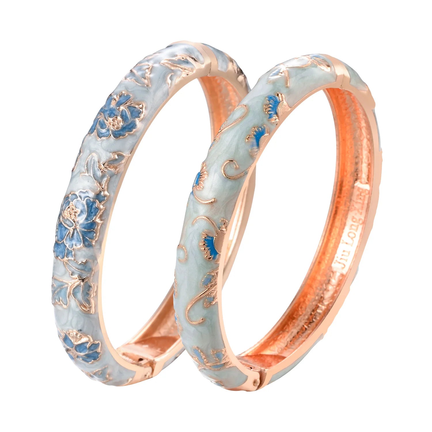 Enchanted Blossom Enamel Bangles