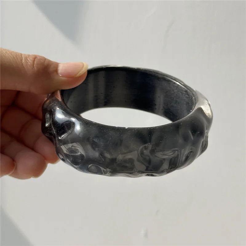 Smoke Marble Resin Cuff