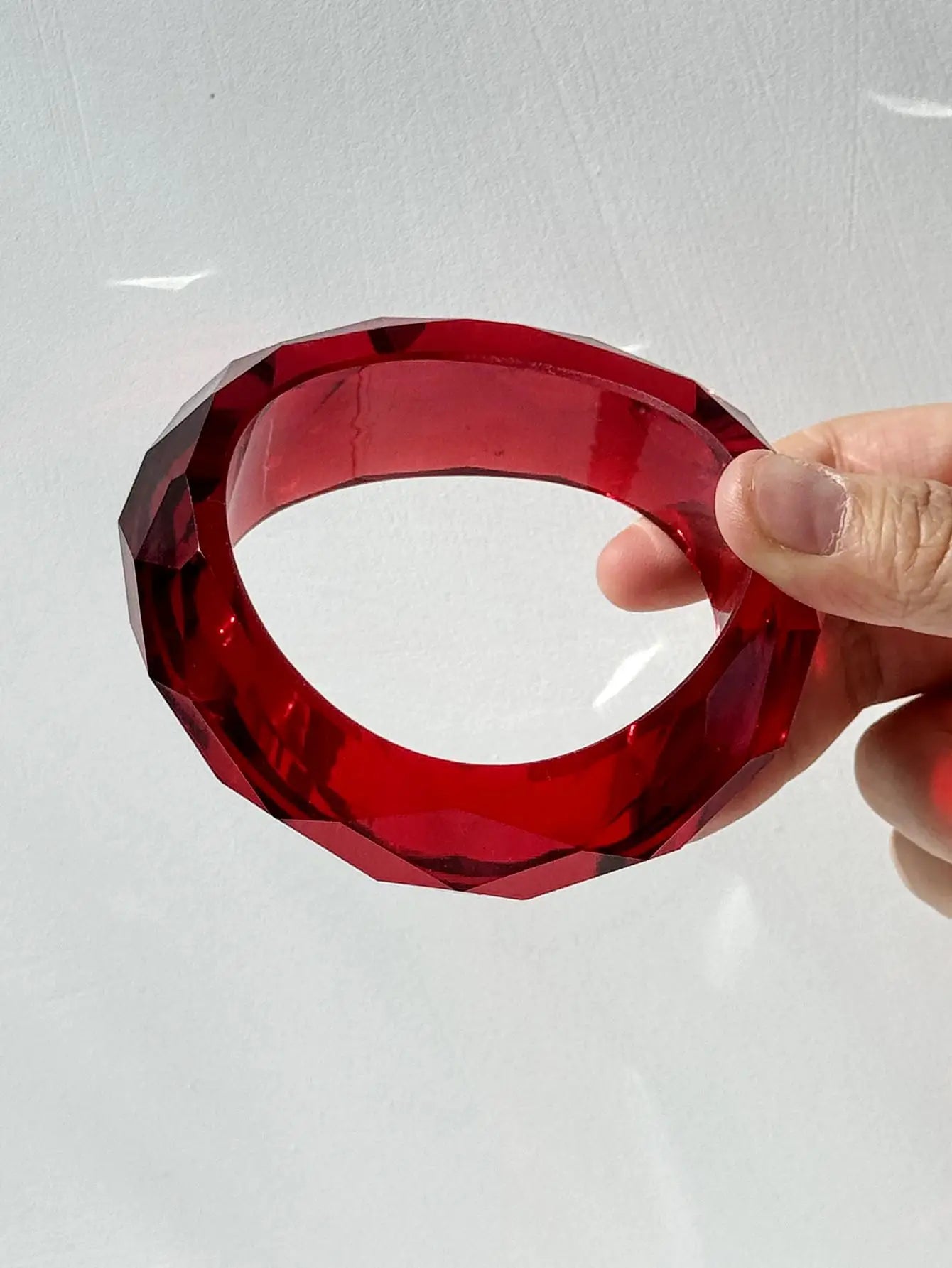 Crystal Wave Resin Cuff