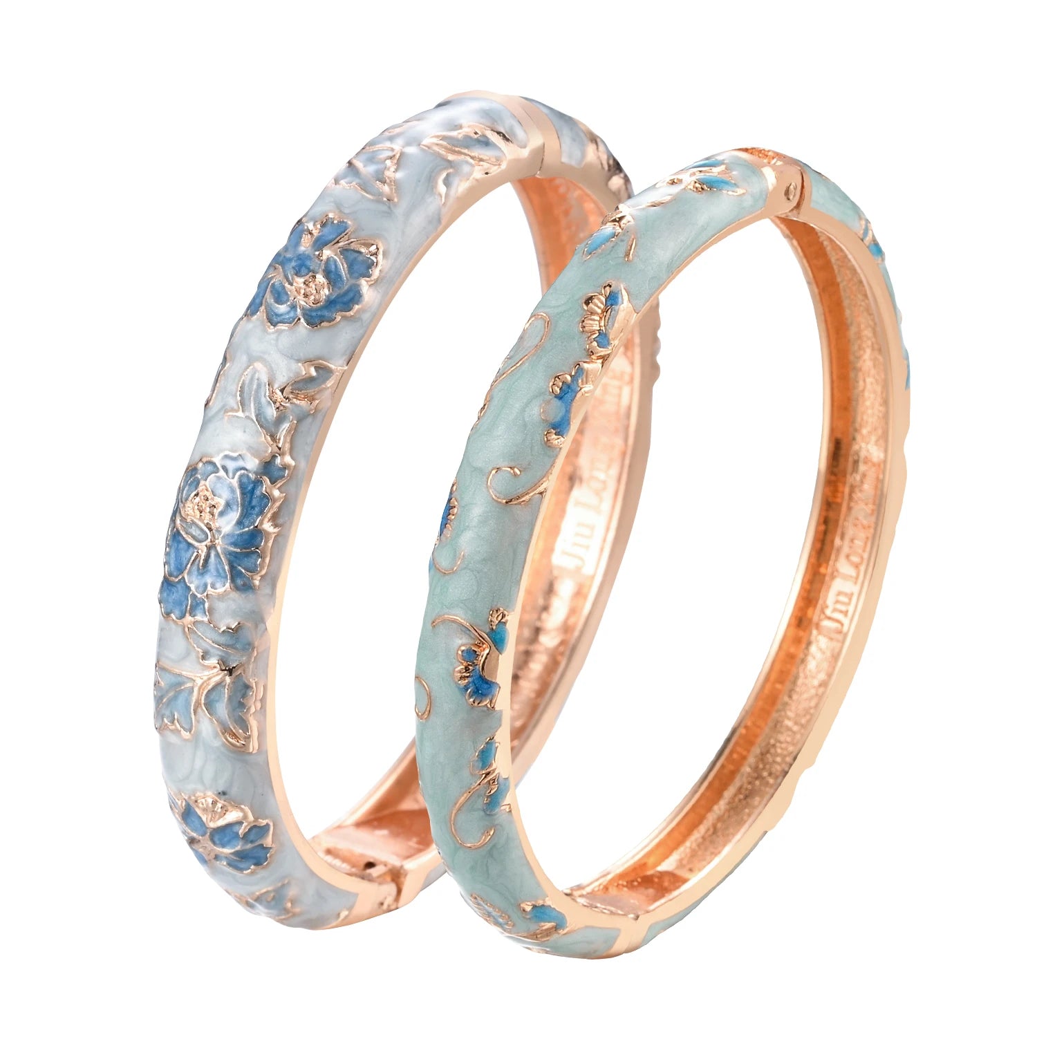 Enchanted Blossom Enamel Bangles