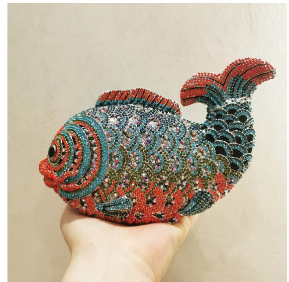 Enchanted Crystal Fish Clutch