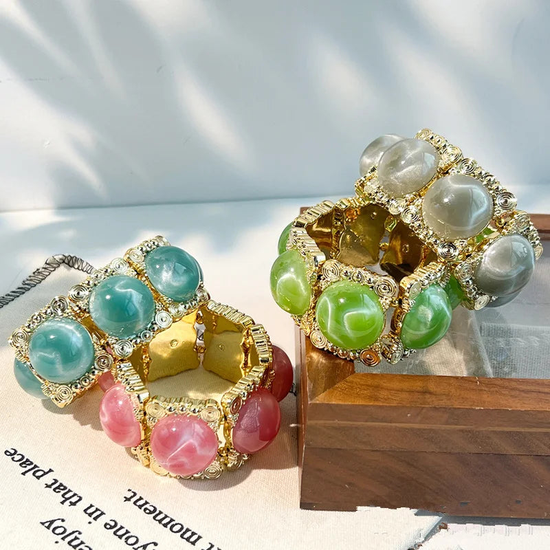 Vintage Gemstone Luxe Bracelet