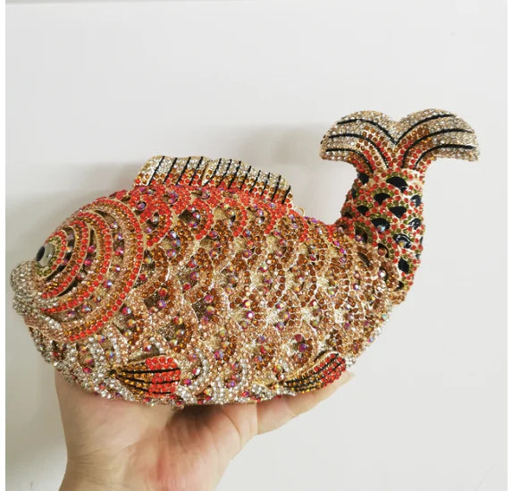 Enchanted Crystal Fish Clutch